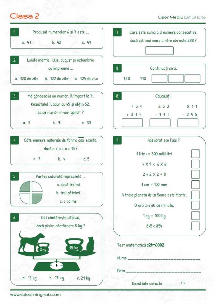 Clasa 2 Test Matematica Recapitulare RO EN VB Learning Hub clasa-2-test-matematica-recapitulare-ro-en-vb-learning-hub